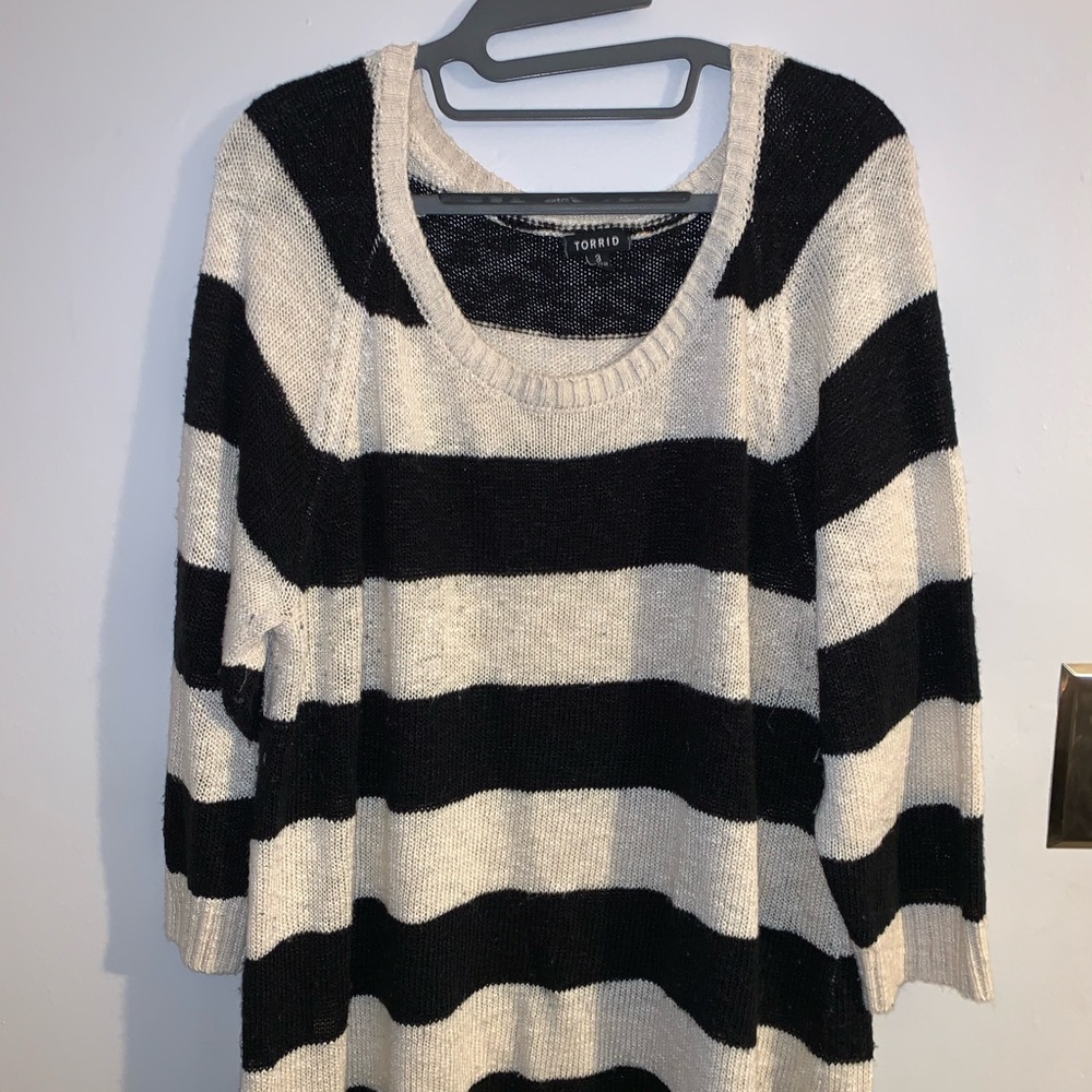 3/4 sleeve Torrid sweater